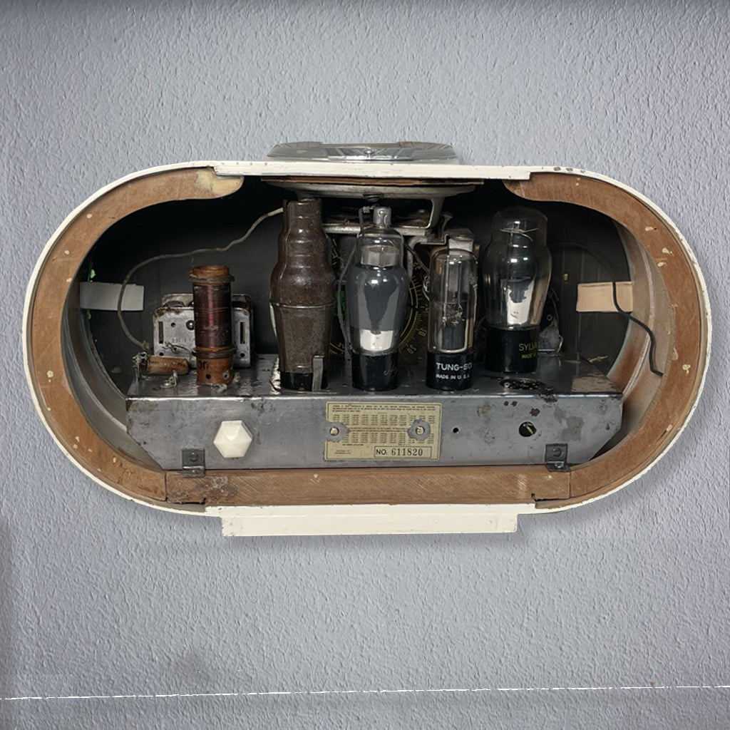 Cord "Zephyr" Green Mirror Radio Restoration