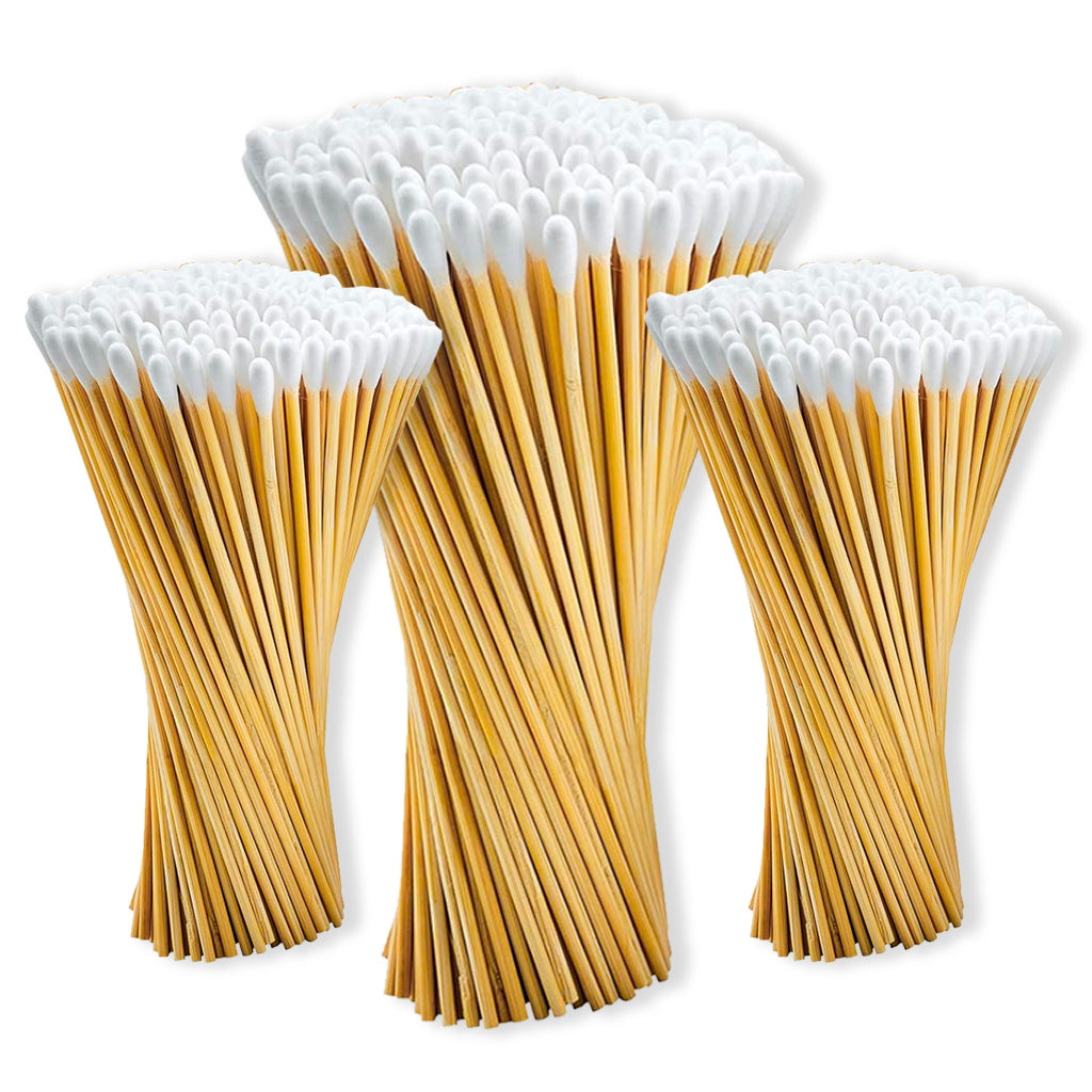 Cotton Swabs- 6" Professional Grade Designed for Cleaning