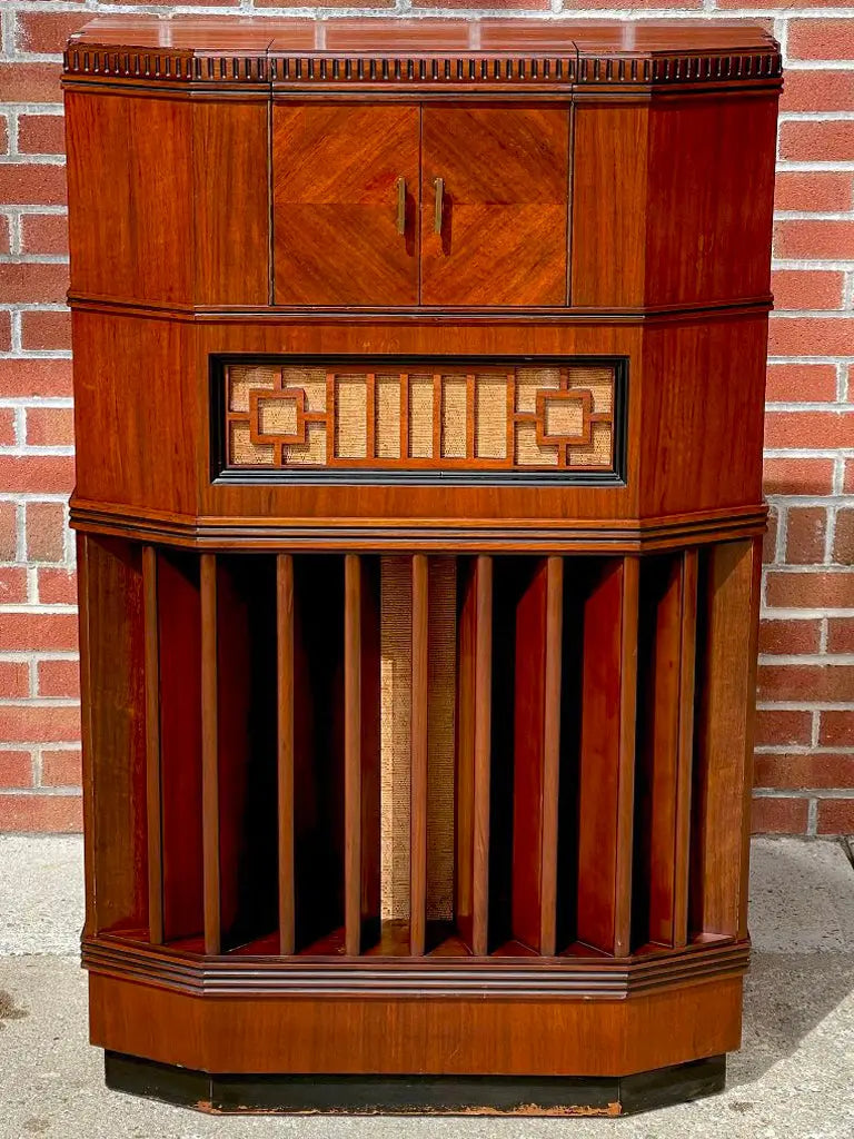 EH Scott Allwave 23 Imperial Laureate Grande Console Radio- 7 Knob Set Catalin Store Selling Catalin Radios and Art Deco Radios