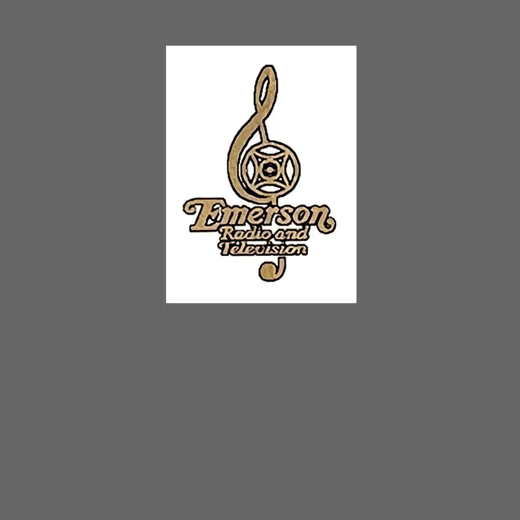 Emerson G Clef Catalin Radio Waterslide Decall