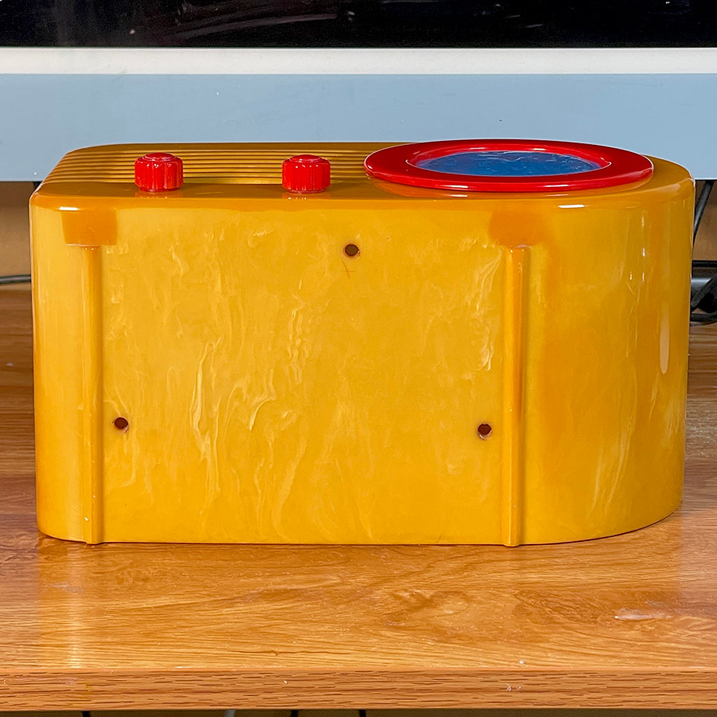 FADA 1000 "Bullet" Butterscotch and Red Catalin Radio Restoration