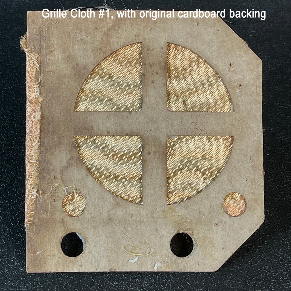 FADA 1000 "Bullet" Catalin Radio Grille Cloth- Original Catalin Store Selling Catalin Radios and Art Deco Radios