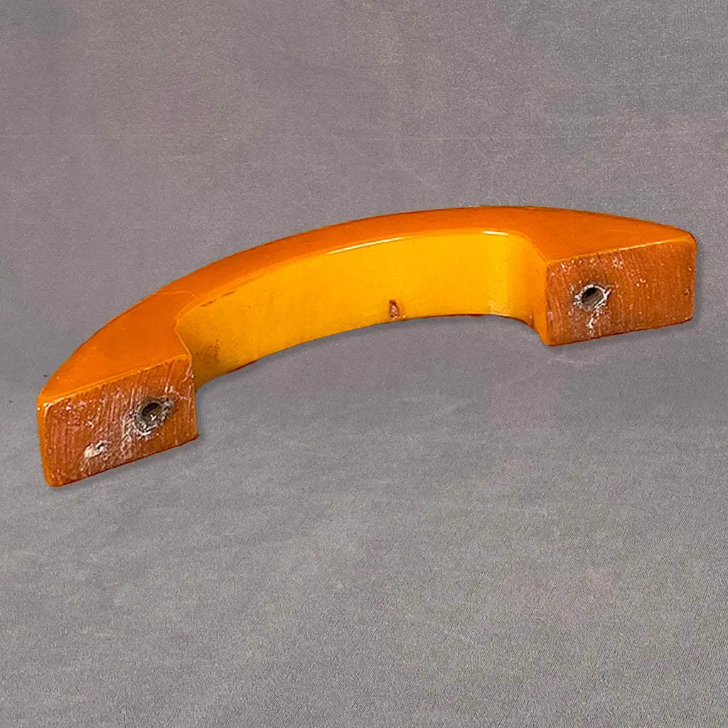 Garod 126 "3-Ring Grille" and 1450 "Peak Top" Catalin Radio Butterscotch Handle- Original Catalin Store Selling Catalin Radios and Art Deco Radios