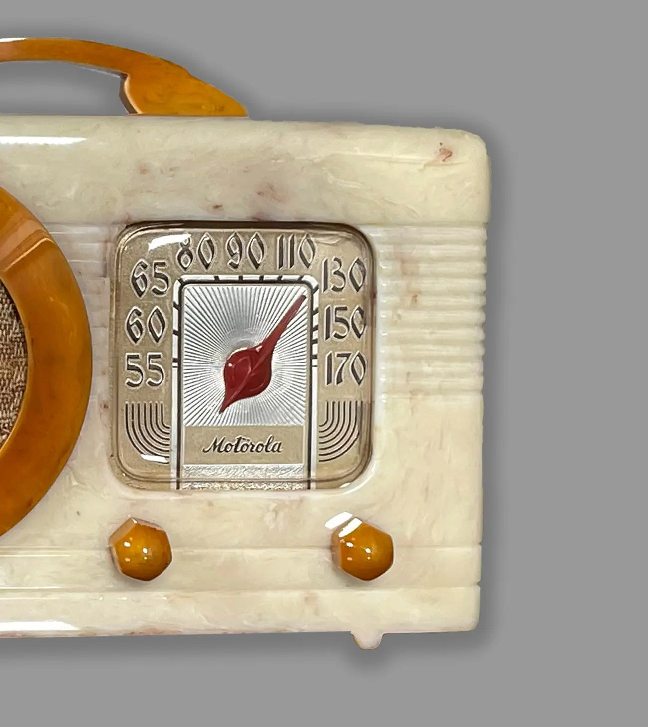 Precision Cut and Formed Catalin Radio Dial Lens