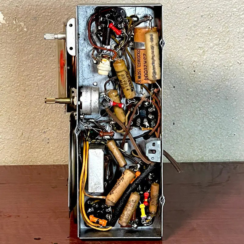 Motorola 50XC-4 'Circle Grille' Catalin Radio- Tortoise Catalin Store Selling Catalin Radios and Art Deco Radios