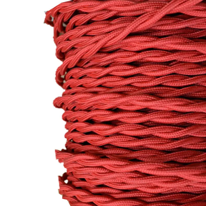Red Cloth Twisted Power Cord Catalin Store Selling Catalin Radios and Art Deco Radios
