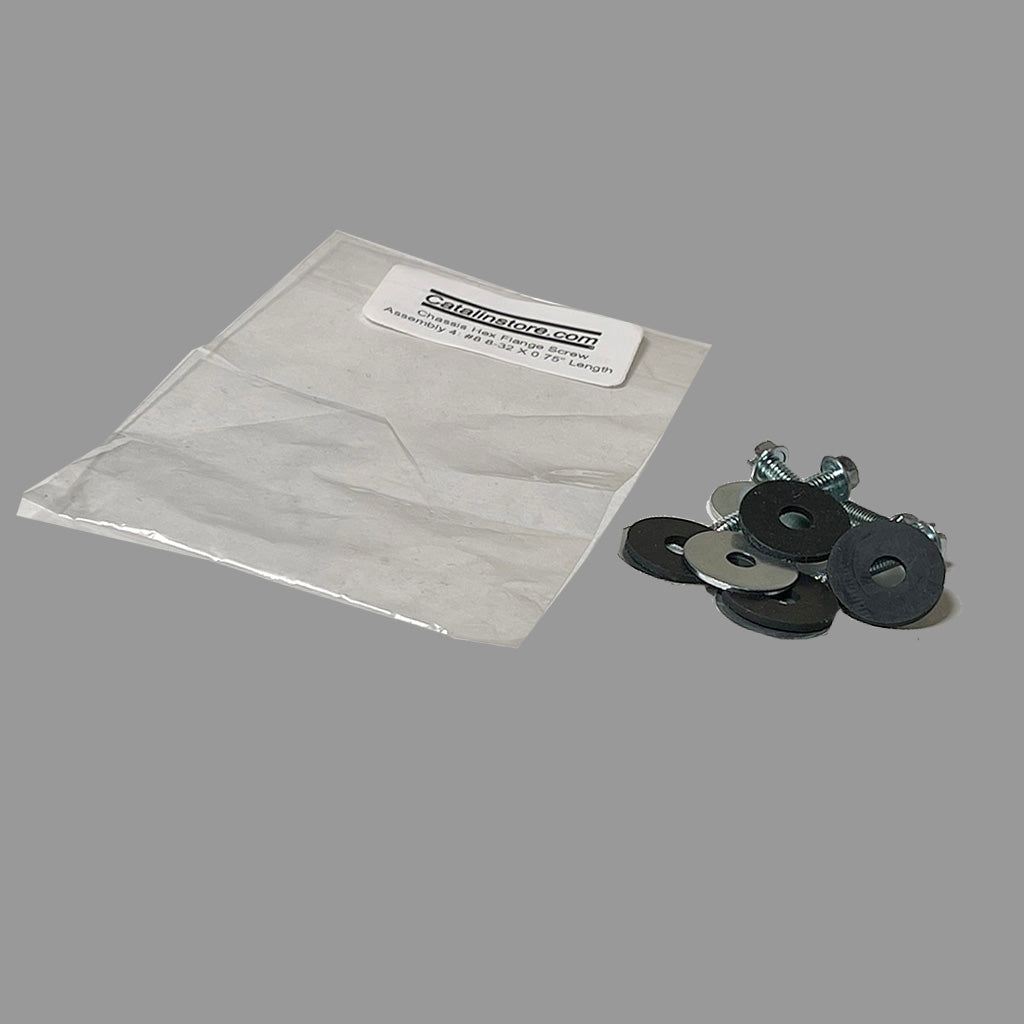 Chassis Screw #8, HEX-Slotted1.0 8-32 X 1.0" Length (Q-8) - Selling Catalin Radios and Art Deco Radios