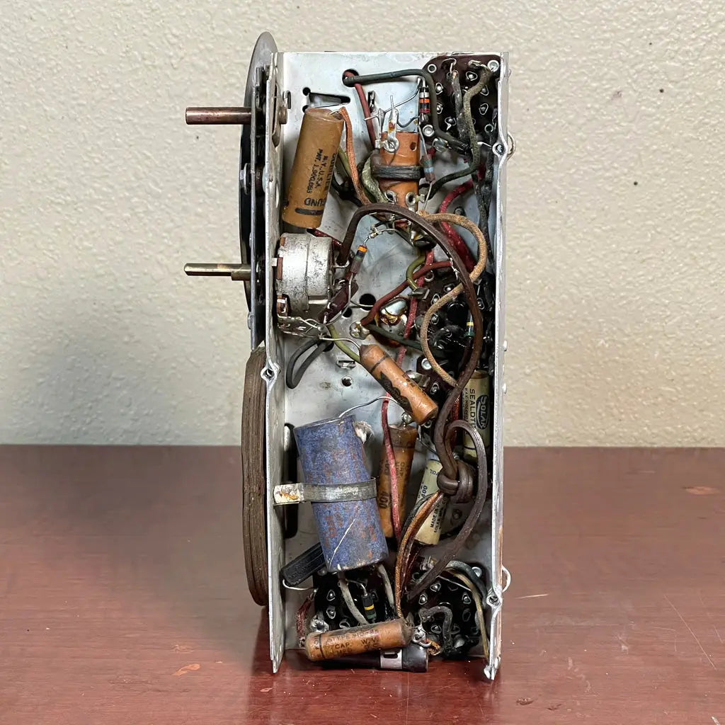 Chassis ready for electronic restoration