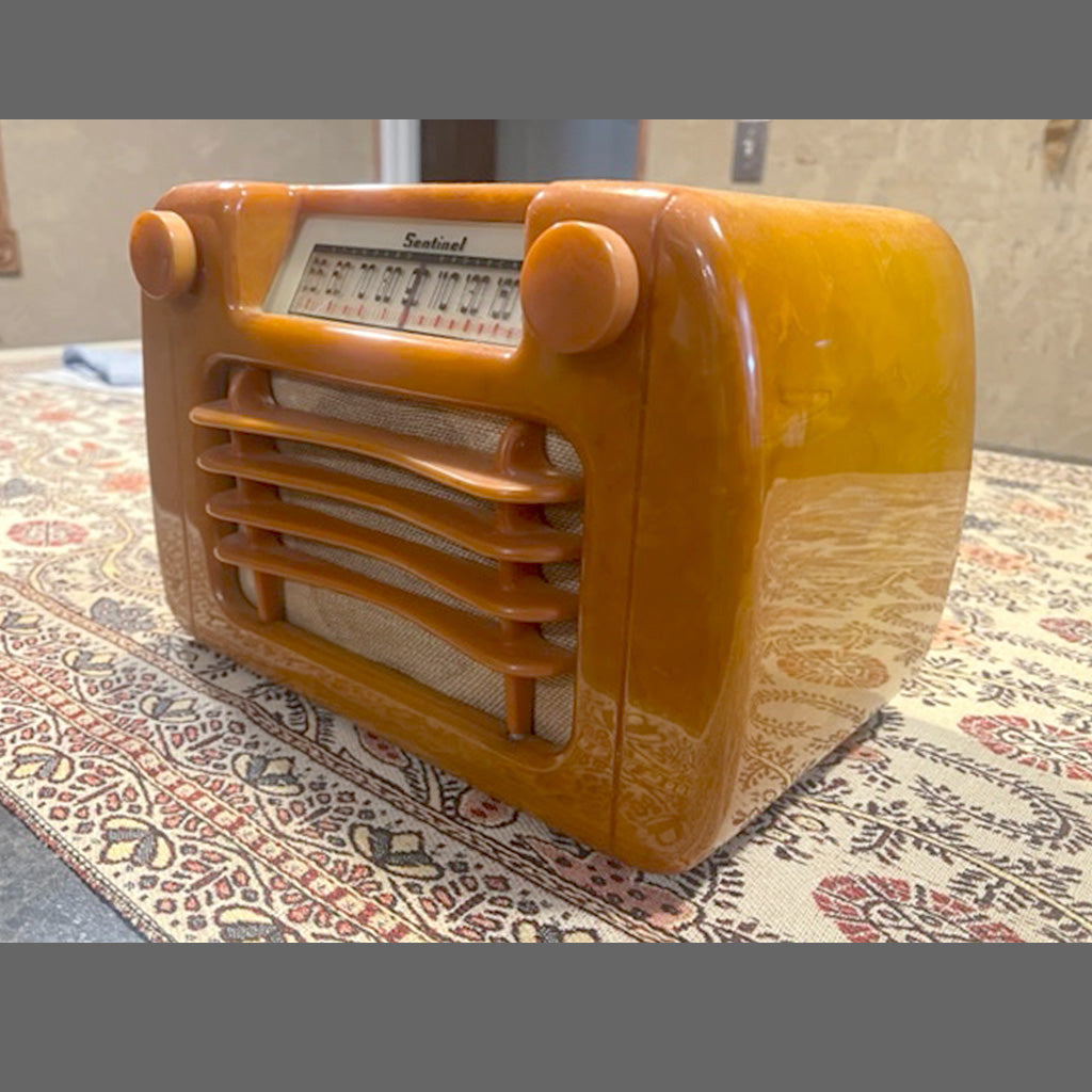 Sentinel 284NI Catalin Radio, Butterscotch Available