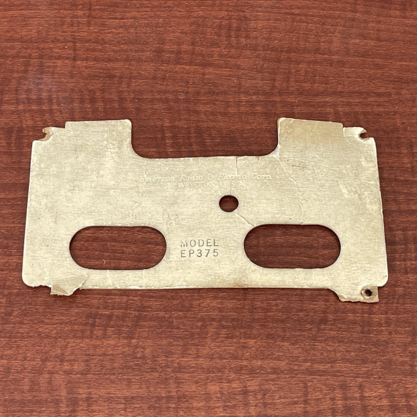 Emerson EP375 Catalin Radio "5+1"- Red Swirl