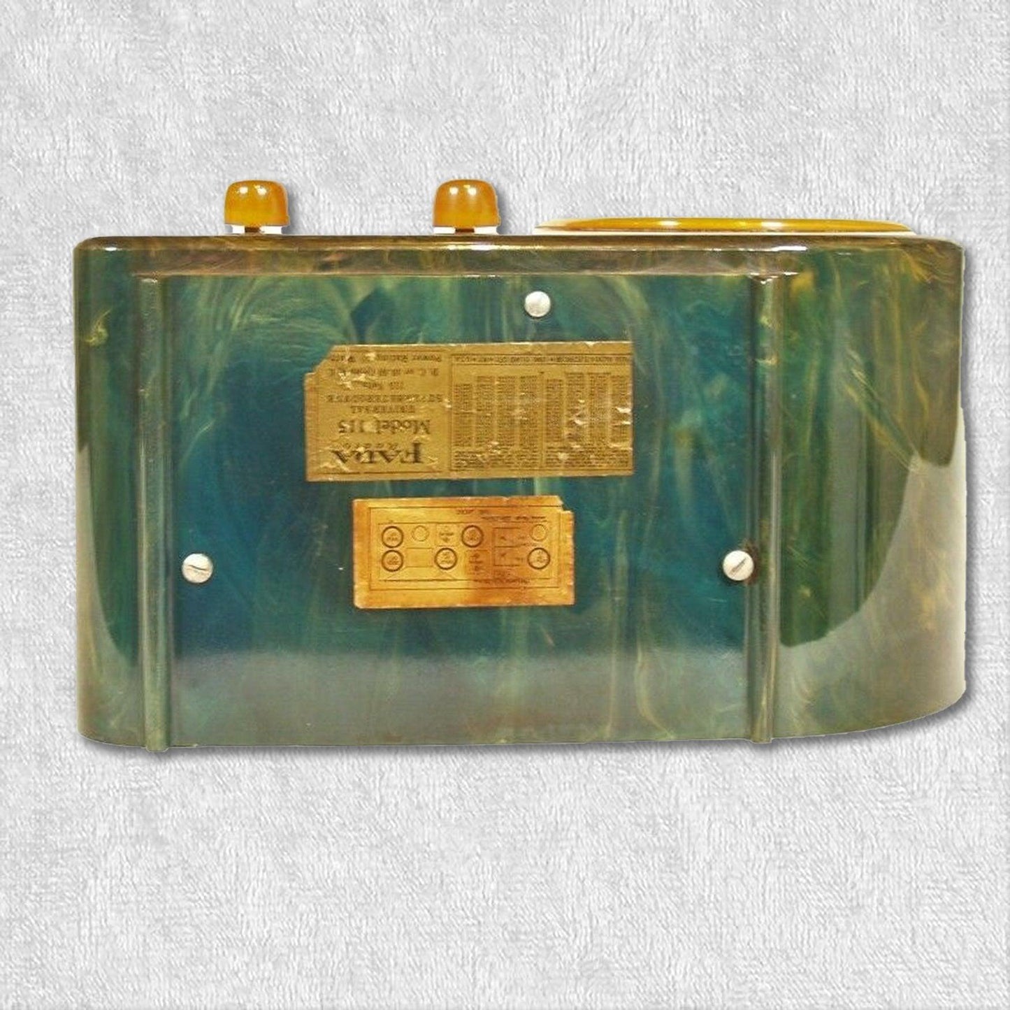 FADA 115 Bullet Catalin Radio- Greenish-Blue