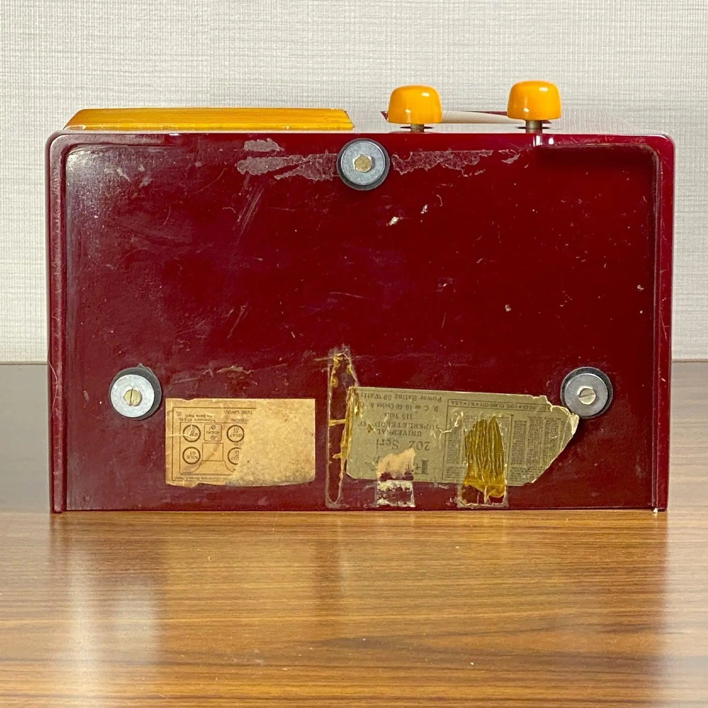FADA 202 Catalin Radio, Maroon and Butterscotch