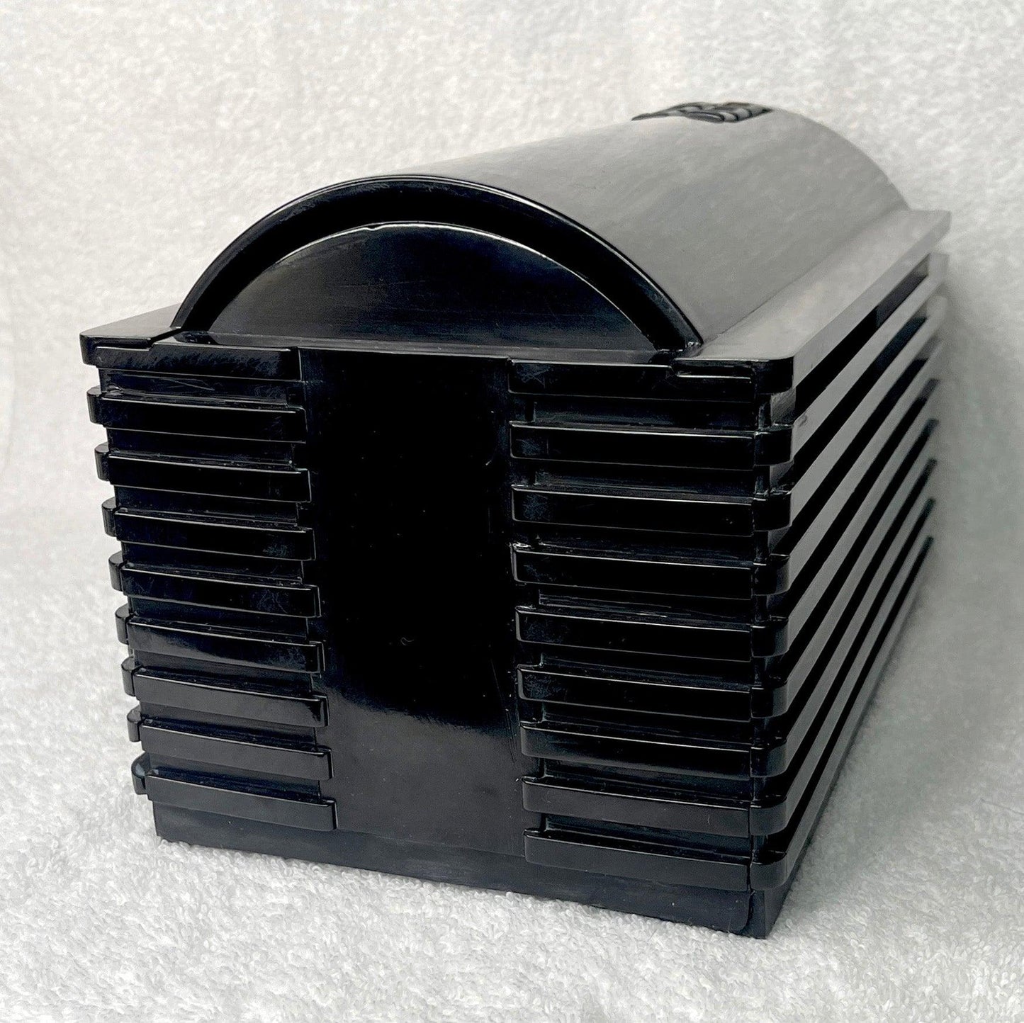 Silvertone 6112 "Rocket" Black Bakelite Radio