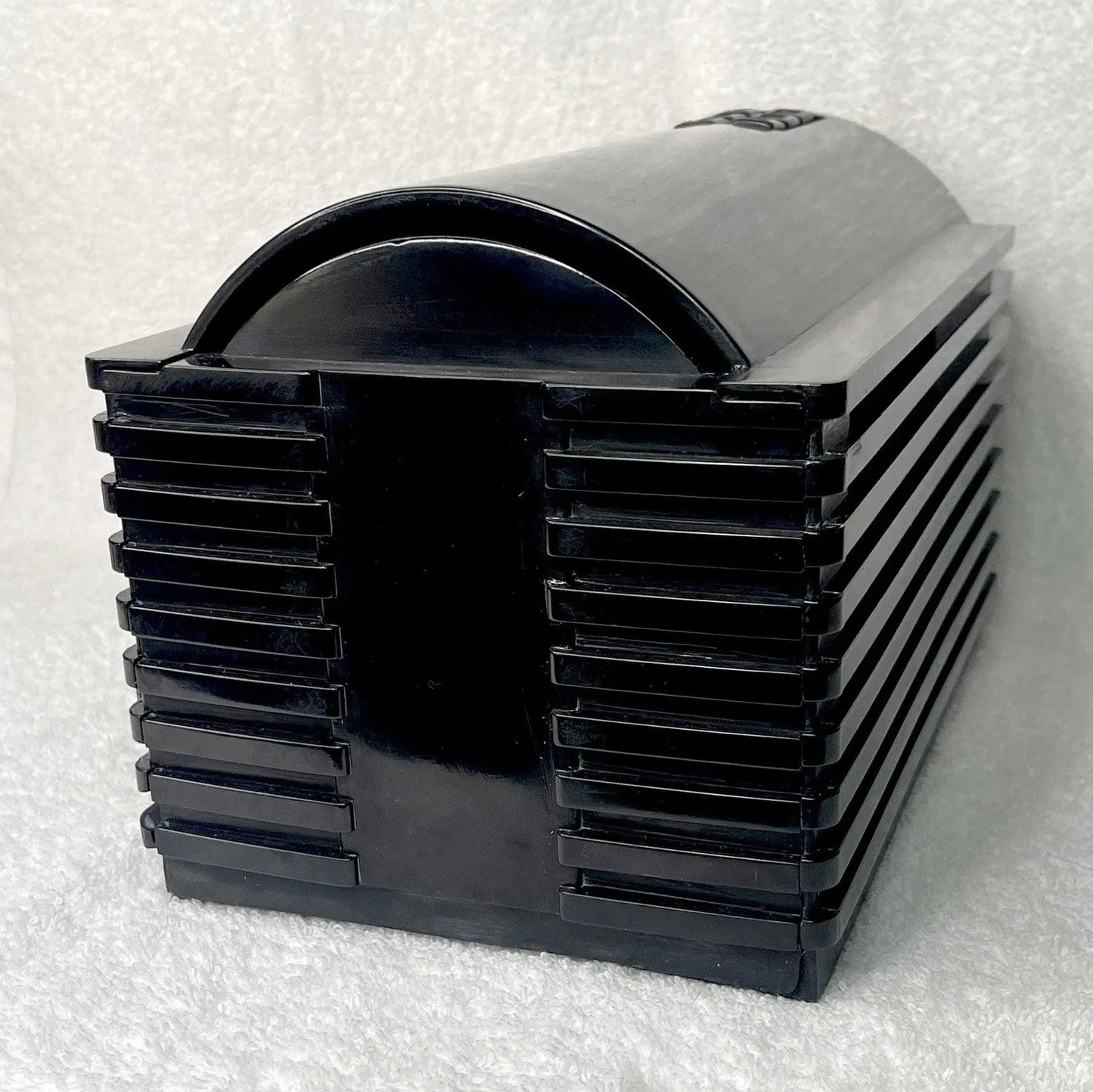 Silvertone 6112 "Rocket" Black Bakelite Radio