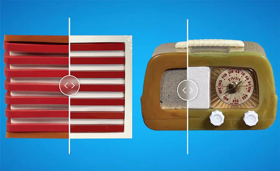 Catalin Radio Grille Repair and Replacement