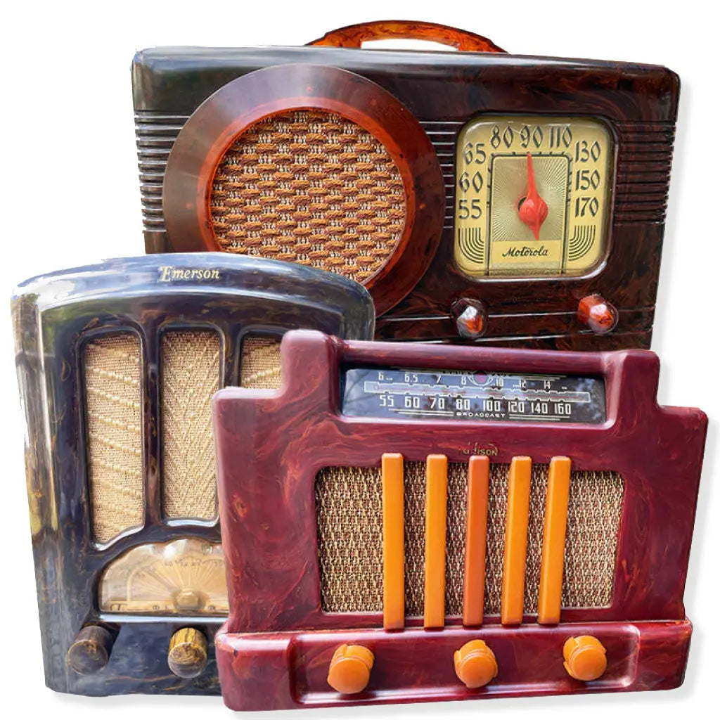 Catalin Radios, Plastic Radios and Art Deco Radios for sale