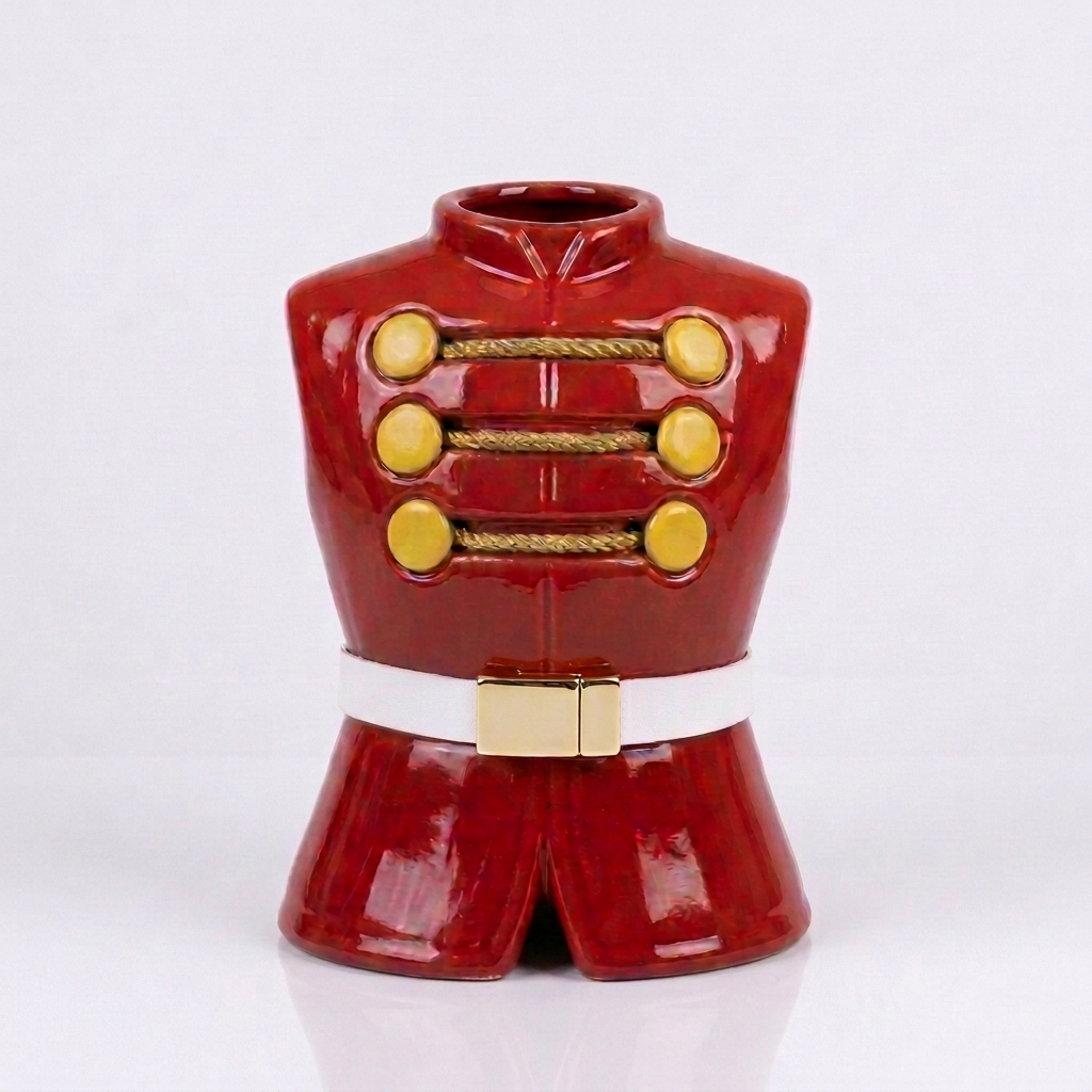 General Electric "Bandy the Bandmaster" Doll: White Leather Belt Clasp Buckle- Reproduction