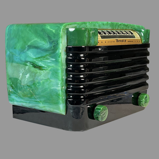 Bendix 526C Catalin Radio Green Jade Restoration