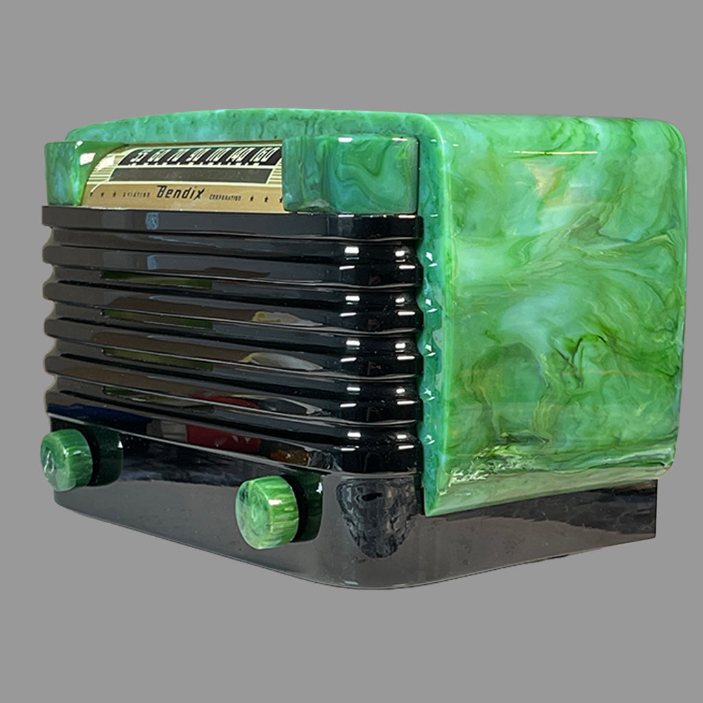 Bendix 526C Catalin Radio Green Jade Restoration