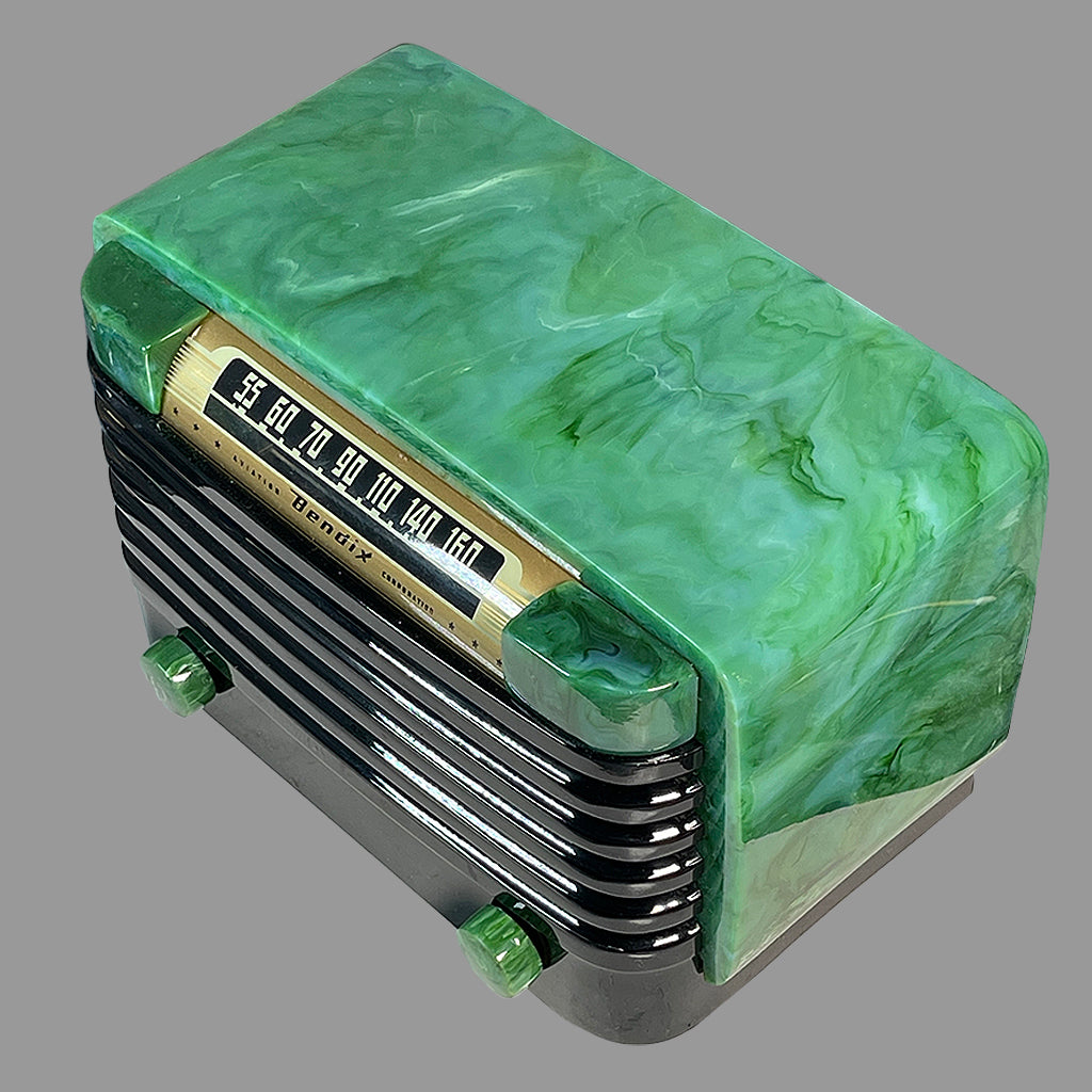 Bendix 526C Catalin Radio Green Jade Restoration