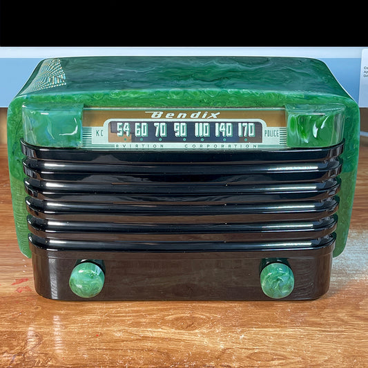 Bendix 526C Catalin Radio Jade Green Restoration Catalin Store Sells Catalin Radios and Art Deco Radios