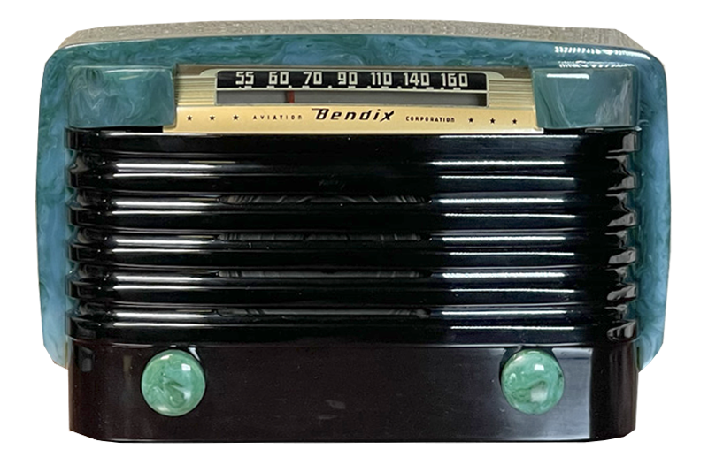 Absolutely Gorgeous Bendix 526C Catalin Radio in an unusual tone of Green Jade