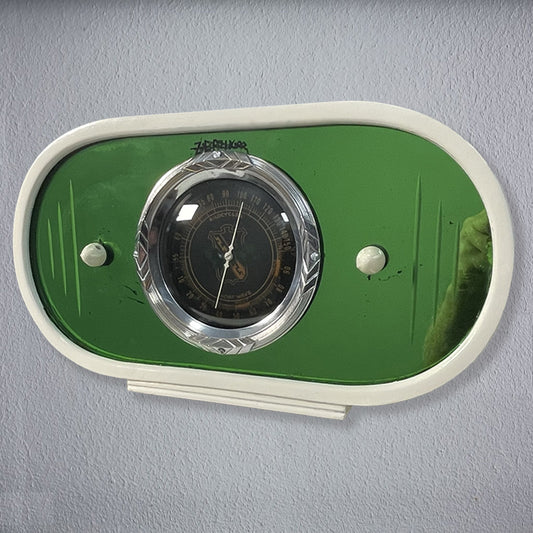 Cord "Zephyr" Green Mirror Radio Restoration