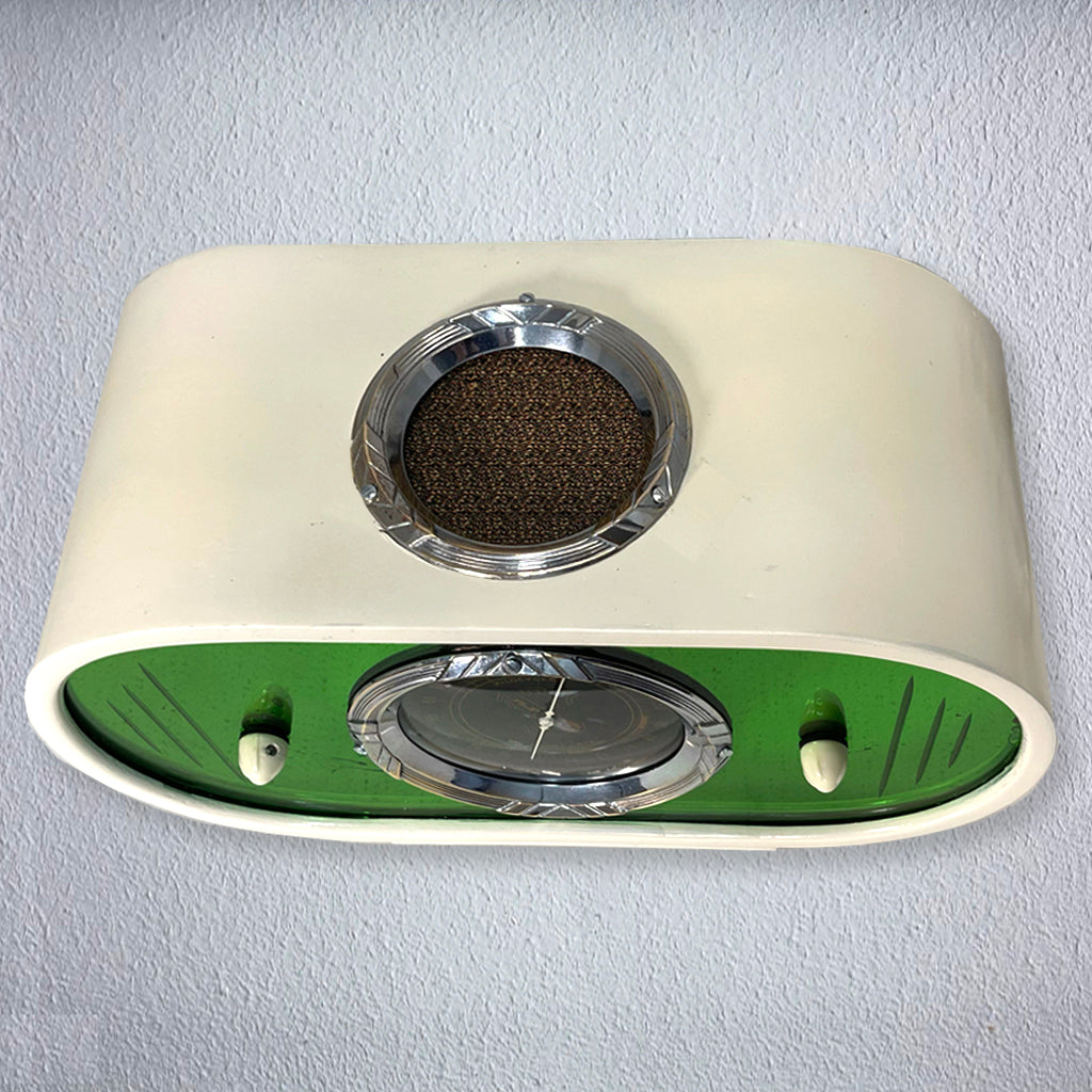 Cord "Zephyr" Green Mirror Radio Restoration