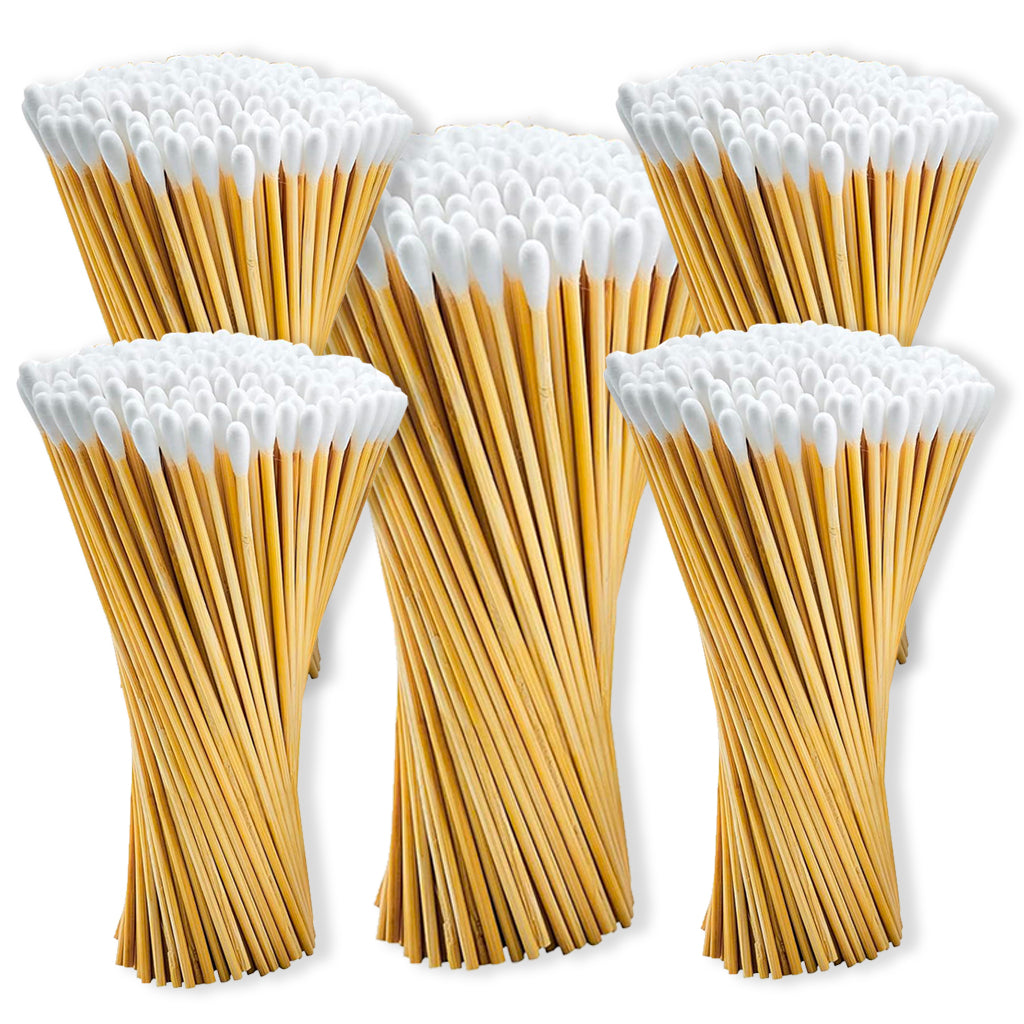 Cotton Swabs- 6" Professional Grade Designed for Cleaning