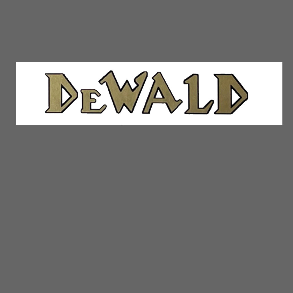 DeWald Waterslide Catalin Radio Decal