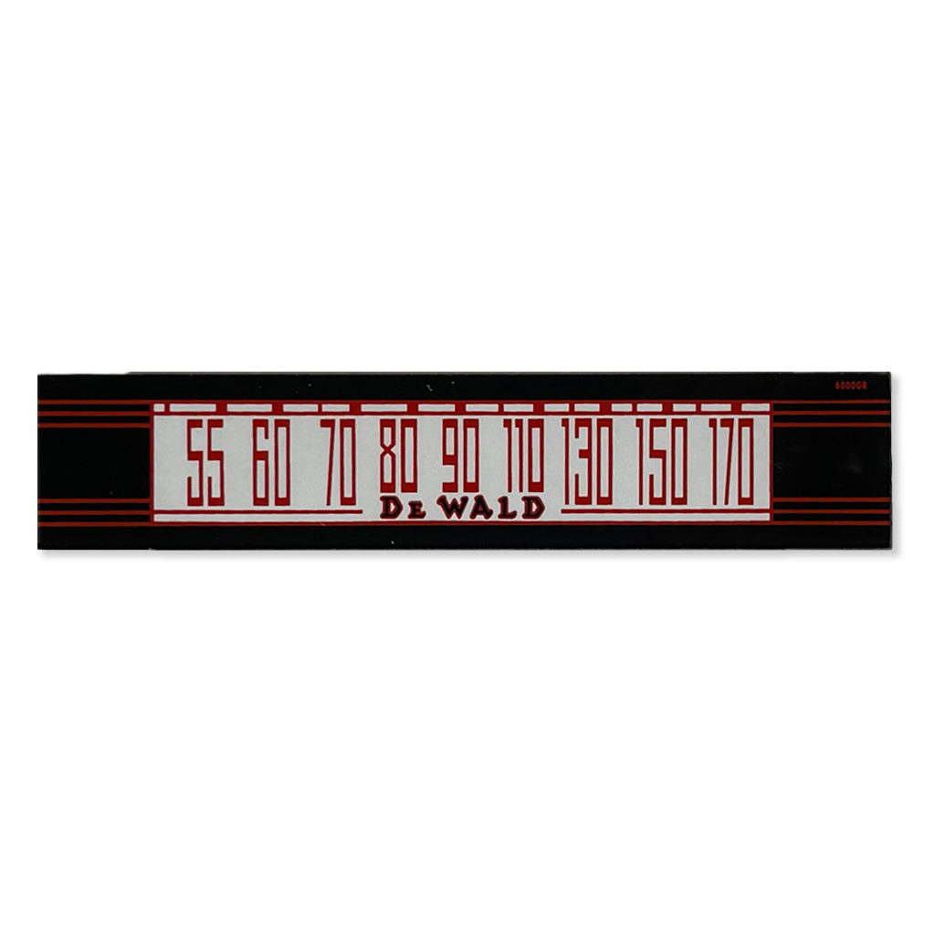 DeWald A501, A502 Catalin Radio Glass Dial Scale Reproduction