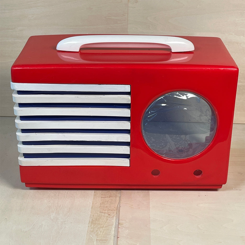 Emerson 400 Catalin Radio Red Restoration and Repair Catalin Store Sells Catalin Radios and Art Deco Radios