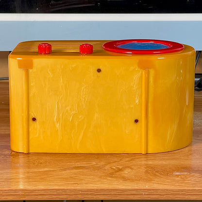 FADA 1000 "Bullet" Butterscotch and Red Catalin Radio Restoration