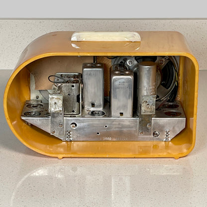 FADA 1000 "Bullet" Butterscotch and Alabaster Catalin Radio Restoration
