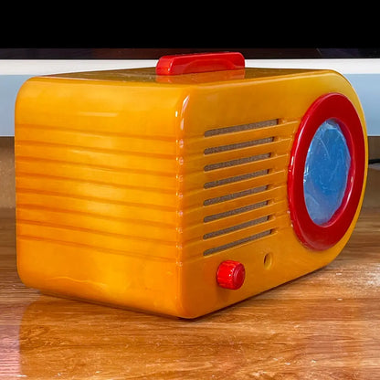 FADA 1000 "Bullet" Butterscotch and Red Catalin Radio #2 Restoration