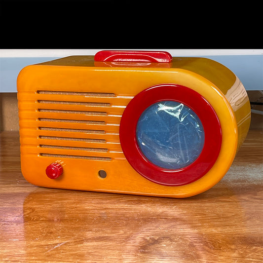 FADA 1000 "Bullet" Butterscotch and Red Catalin Radio #2 Restoration