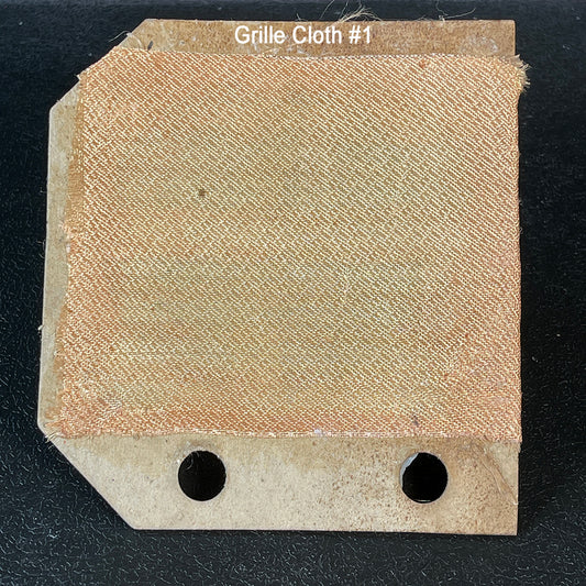 FADA 1000 "Bullet" Catalin Radio Grille Cloth- Original Catalin Store Selling Catalin Radios and Art Deco Radios