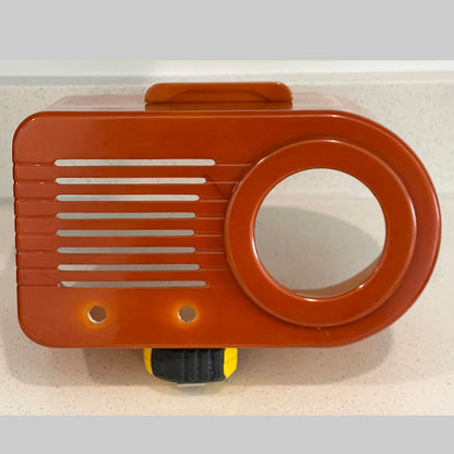 FADA 1000 Alabaster and Dark Butterscotch Catalin Radio Restoration