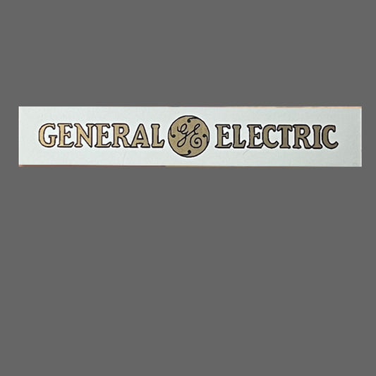 General Electric Waterslide Radio Decal