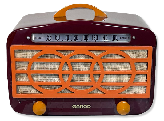 GAROD Catalin Radio- Maroon and Butterscotch