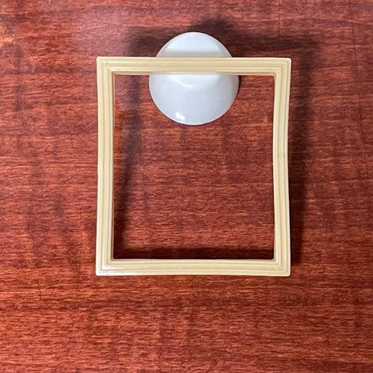 General Television A5A, 501 Radio Ivory TENITE DIAL BEZEL- ORIGINAL