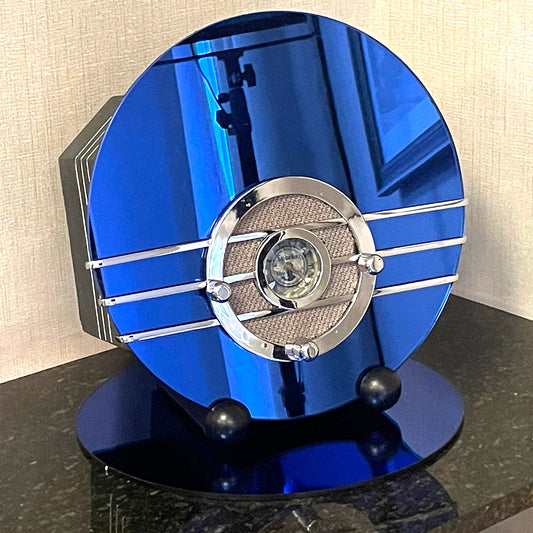 Sparton 154B Canadian "Bluebird" Cobalt Blue Radio- A Super Rarity - Selling Catalin Radios and Art Deco Radios
