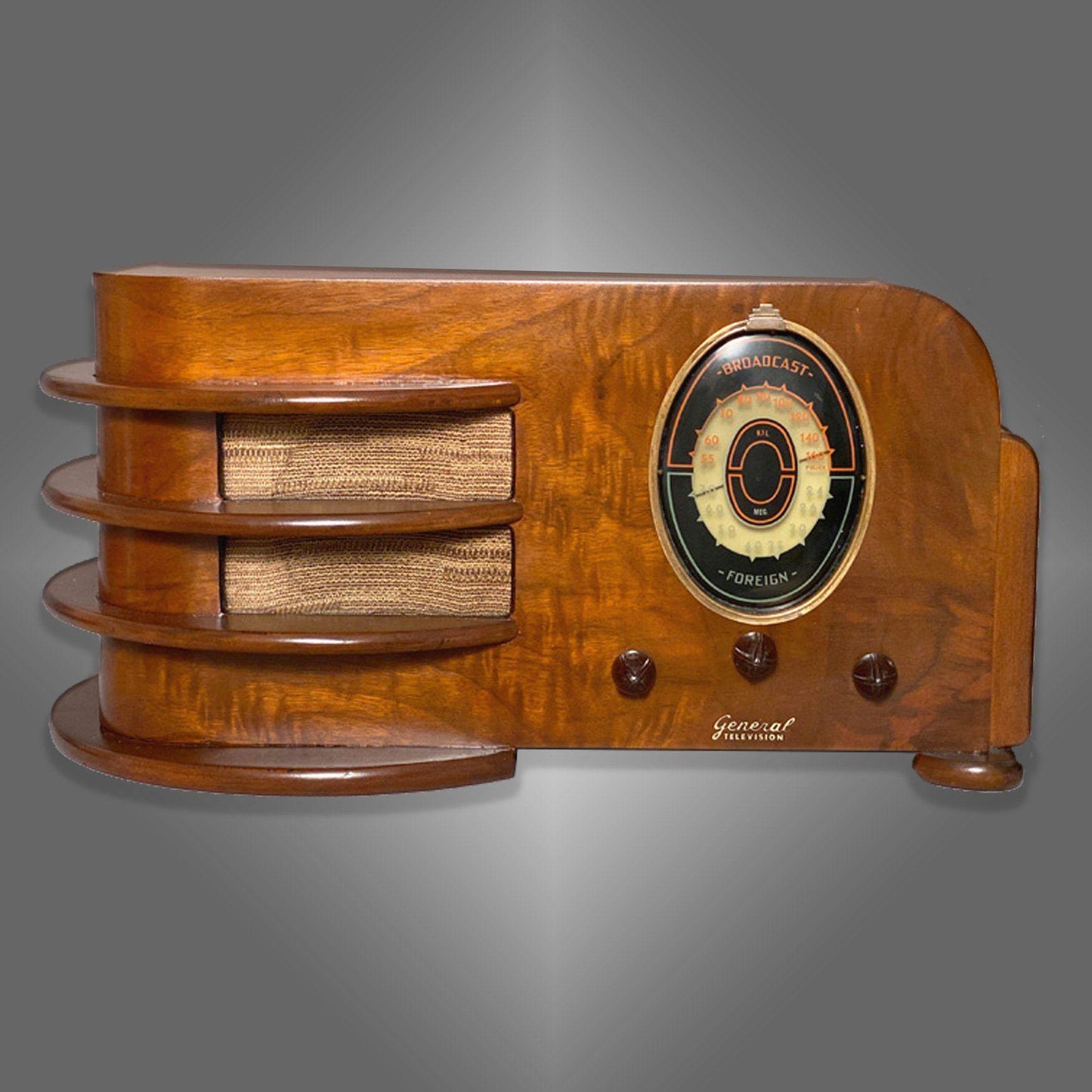CLIMAX (GTV) 60 Oval Dial Tube Wood Radio