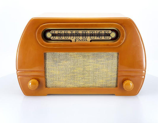 FADA 652 Catalin Radio "Open Grille" Tube Radio- "Temple"