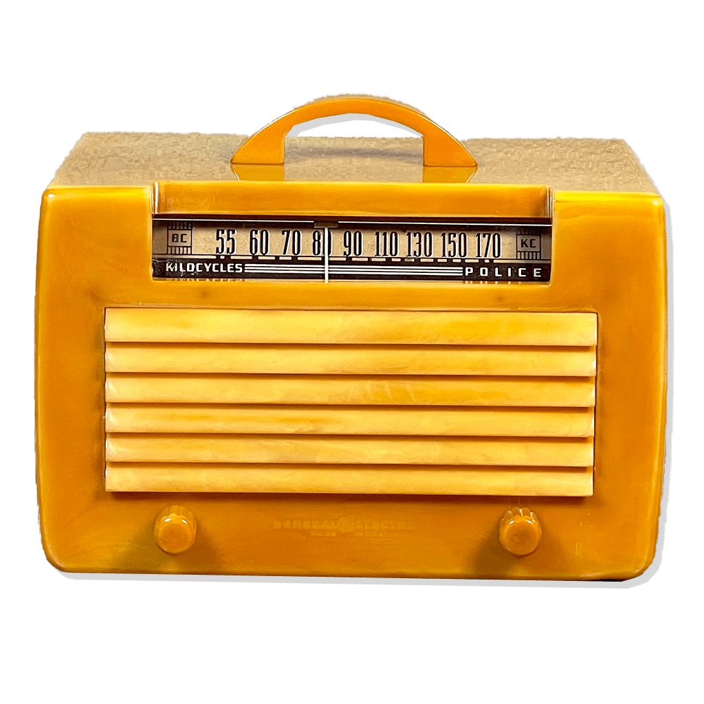 General Electric L571 Catalin Radio Butterscotch
