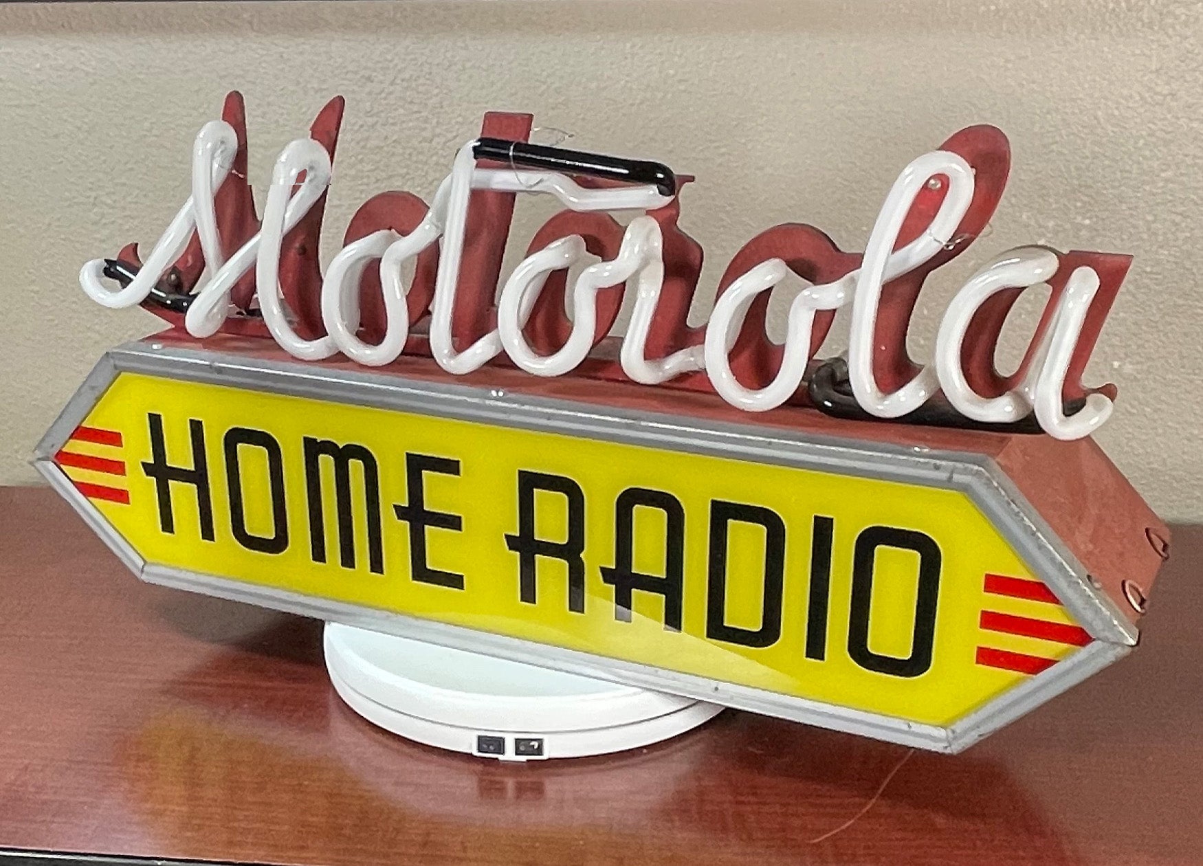 Motorola 24" "Home Radio" Neon Advertising Sign