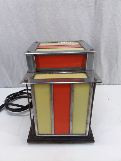 RADIO-GLO Stained Glass Radio- Red